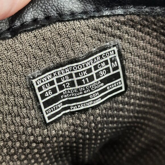 Keen Anchorage III Mens 12 Boots Dark Earth Mulch Leather Pull On Waterproof - Picture 10 of 10